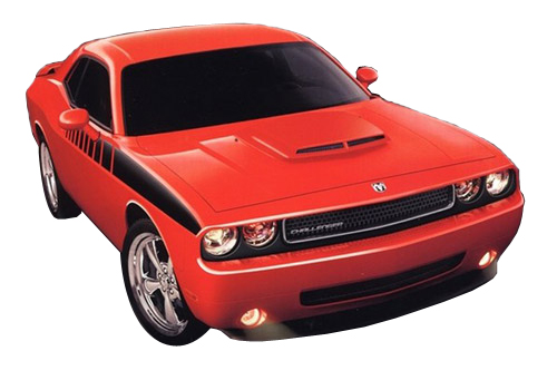 OEM Style Upper Body Side Strobe Decals 08-up Dodge Challenger - Click Image to Close